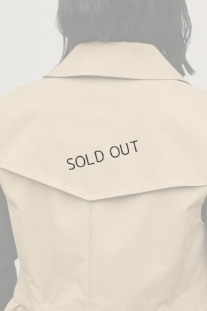 画像13: グレースコンチネンタル｜GRACE CONTINENTAL ダイアグラム DIAGRAM  ペプラムトレンチベスト{-BFS}