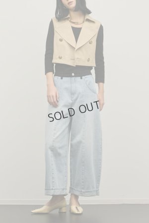 画像14: グレースコンチネンタル｜GRACE CONTINENTAL ダイアグラム DIAGRAM  ペプラムトレンチベスト{-BFS}