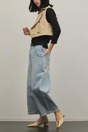 画像15: ★取り寄せリクエスト注文受付中★ グレースコンチネンタル｜GRACE CONTINENTAL ダイアグラム DIAGRAM  ペプラムトレンチベスト{-BFS}