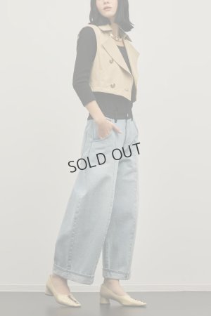 画像16: グレースコンチネンタル｜GRACE CONTINENTAL ダイアグラム DIAGRAM  ペプラムトレンチベスト{-BFS}