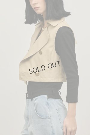 画像20: グレースコンチネンタル｜GRACE CONTINENTAL ダイアグラム DIAGRAM  ペプラムトレンチベスト{-BFS}