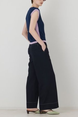 画像3: グレースコンチネンタル｜GRACE CONTINENTAL ダイアグラム DIAGRAM  シャンブレーマリンパンツ{-BFA}