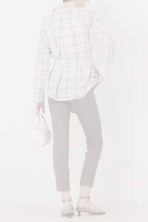 画像5:  {SOLD} グレースコンチネンタル｜GRACE CONTINENTAL ダイアグラム DIAGRAM  ポンチスリムパンツ{-BFA}
