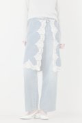  {SOLD} グレースコンチネンタル｜GRACE CONTINENTAL ダイアグラム DIAGRAM  レーススカートレイヤードデニム{-BFA}