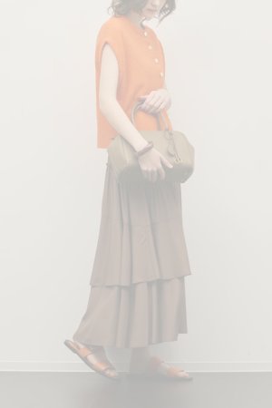 画像7:  {SOLD} グレースコンチネンタル｜GRACE CONTINENTAL ダイアグラム DIAGRAM  ロングティアードスカート{-BFS}