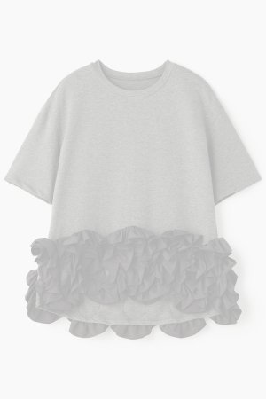 画像10: グレースコンチネンタル｜GRACE CONTINENTAL ダイアグラム DIAGRAM  フリルヘムカットトップ {-BFA}