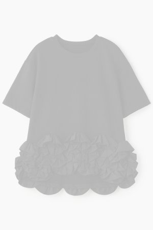 画像14: グレースコンチネンタル｜GRACE CONTINENTAL ダイアグラム DIAGRAM  フリルヘムカットトップ {-BFA}