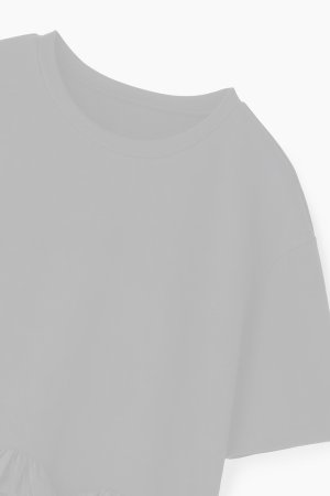 画像16: グレースコンチネンタル｜GRACE CONTINENTAL ダイアグラム DIAGRAM  フリルヘムカットトップ {-BFA}