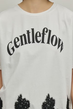 画像12: グレースコンチネンタル｜GRACE CONTINENTAL ダイアグラム DIAGRAM  レースヘムロゴTシャツ{-BFS}