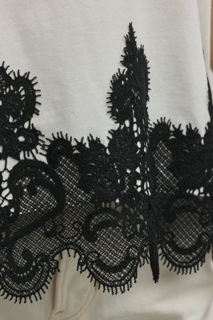 画像13: グレースコンチネンタル｜GRACE CONTINENTAL ダイアグラム DIAGRAM  レースヘムロゴTシャツ{-BFS}