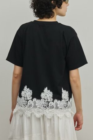 画像4: ★取り寄せリクエスト注文受付中★ グレースコンチネンタル｜GRACE CONTINENTAL ダイアグラム DIAGRAM  レースヘムロゴTシャツ{-BFS}