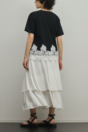 画像8: ★取り寄せリクエスト注文受付中★ グレースコンチネンタル｜GRACE CONTINENTAL ダイアグラム DIAGRAM  レースヘムロゴTシャツ{-BFS}