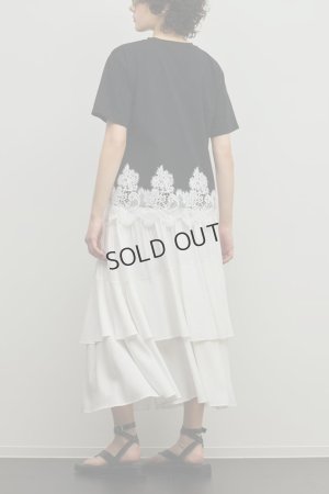 画像8: グレースコンチネンタル｜GRACE CONTINENTAL ダイアグラム DIAGRAM  レースヘムロゴTシャツ{-BFS}