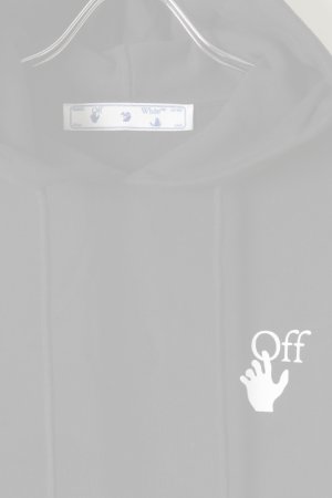 画像2:   Off-white オフホワイト MAKER SLIM HOODIE{0MBB034R21FLE003BK-BAS}