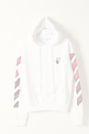 画像1:   Off-white オフホワイト MAKER SLIM HOODIE{0MBB034R21FLE003WT-BAS}