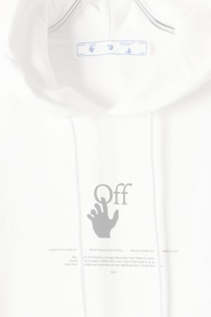 画像2:   Off-white オフホワイト WHITE OFFF GRAFF SLIM HOOD{0MBB034R21FLE005WT-BAS}