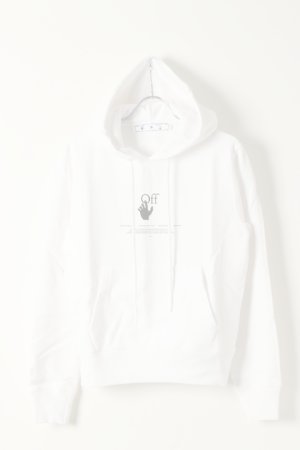 画像5:   Off-white オフホワイト WHITE OFFF GRAFF SLIM HOOD{0MBB034R21FLE005WT-BAS}