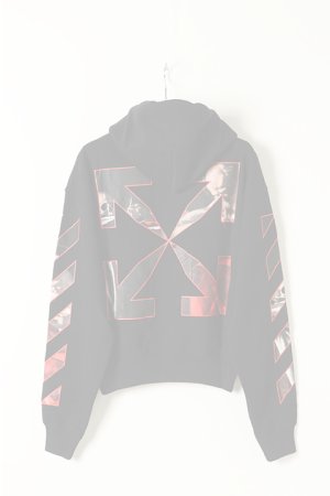 画像5:   Off-white オフホワイト CARAVAGGIO OVER HOODIE{0MBB037R21FLE002BK-BAS}