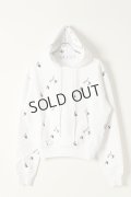 {SOLD}Off-white オフホワイト OW ALLOVER OVER HOODIE{0MBB037R21FLE008WT-BAS}
