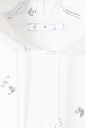 画像2:  {SOLD} Off-white オフホワイト OW ALLOVER OVER HOODIE{0MBB037R21FLE008WT-BAS}