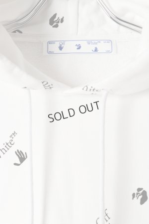 画像2: {SOLD}Off-white オフホワイト OW ALLOVER OVER HOODIE{0MBB037R21FLE008WT-BAS}