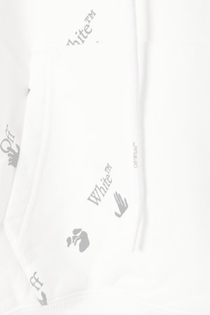 画像3:  {SOLD} Off-white オフホワイト OW ALLOVER OVER HOODIE{0MBB037R21FLE008WT-BAS}