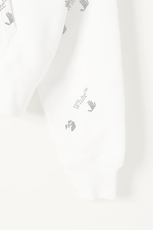 画像4:  {SOLD} Off-white オフホワイト OW ALLOVER OVER HOODIE{0MBB037R21FLE008WT-BAS}