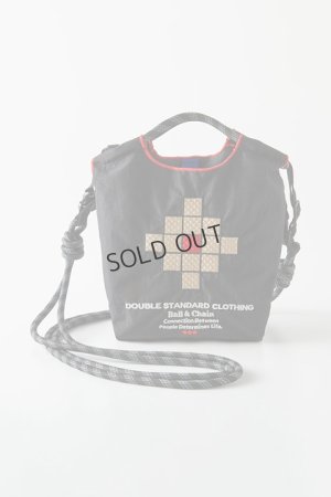 画像1: {SOLD}ダブスタ ダブルスタンダードクロージング｜DOUBLE STANDARD CLOTHING Ball&Chain / 幾何学模様ショルダーバッグ{-BCA}