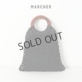 {SOLD}MARCHER マルシェ ウッドハンドル アバカ編みバッグ{-BJS}