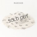 MARCHER マルシェ レオパードつば広ペーパーハット{-BJS}