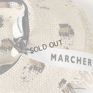 画像5: {SOLD}MARCHER マルシェ レオパードつば広ペーパーハット{-BJS}