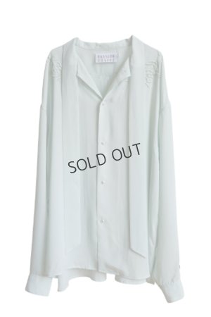 画像1: 3D EMBROIDERED BOW TIE SHIRT{-BFS}