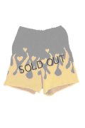 {SOLD}COTTON KNIT FLAME PATTERN SHORTS{-BFS}