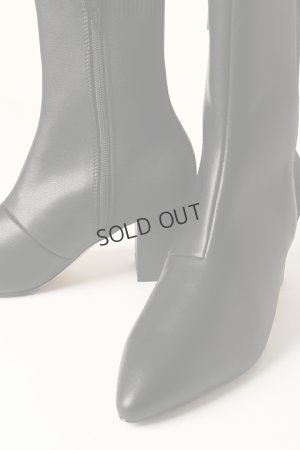 画像4: {SOLD}DOUBLE STANDARD CLOTHING ダブルスタンダードクロージング ニットコンビミドルブーツ{-BBA}