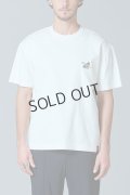 【周年記念 10%OFF ｜15,400円→13,860円】 ダブスタ ダブルスタンダードクロージング｜DOUBLE STANDARD CLOTHING D/him サーフベア刺繍Tシャツ{-BES}