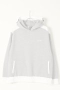   DOUBLE STANDARD CLOTHING ダブルスタンダードクロージング 30/7裏毛+メモリーツイル パーカー{-BAA}