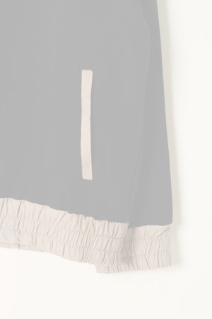 画像4:   DOUBLE STANDARD CLOTHING ダブルスタンダードクロージング 30/7裏毛+メモリーツイル パーカー{-BAA}