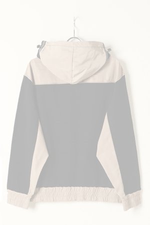 画像5:   DOUBLE STANDARD CLOTHING ダブルスタンダードクロージング 30/7裏毛+メモリーツイル パーカー{-BAA}