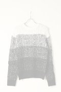   DOUBLE STANDARD CLOTHING ダブルスタンダードクロージング メランジケーブルニット{-BAA}