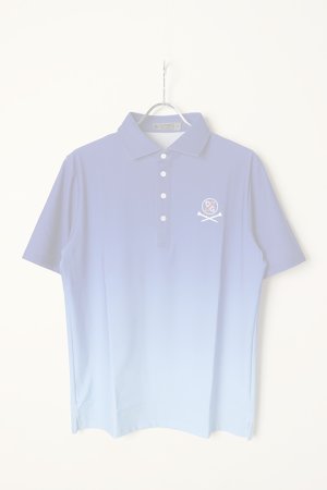 画像1:   G/FORE ジーフォア MENS Gradation Print Jersey ポロシャツ{-BCS}