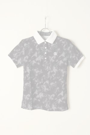 画像1:   G/FORE ジーフォア WOMENS Tiedye Print Jersey ポロシャツ{-BCS}