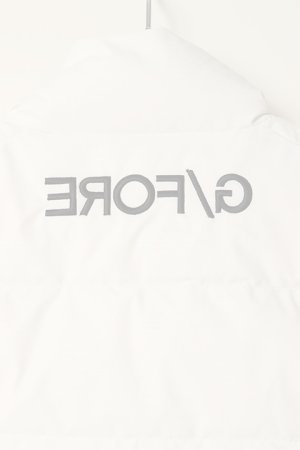 画像6:   G/FORE ジーフォア MENS レイヤードロゴエンボス ダウンベスト{-BBA}