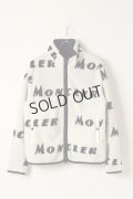 {SOLD}MONCLER モンクレール ZIP JACKET CARDIGAN PILE LOGO{HM08G77000899AJ-090-BJA}