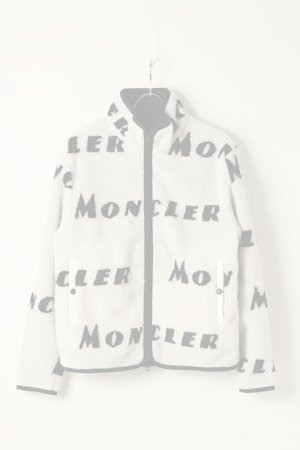 画像1:  {SOLD} MONCLER モンクレール ZIP JACKET CARDIGAN PILE LOGO {HM08G77000899AJ-090-BJA}  :08G77000899090 