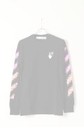   Off-white｜オフホワイト MARKER L/S TEE{0MAB001R21JER-BLK-BAS}