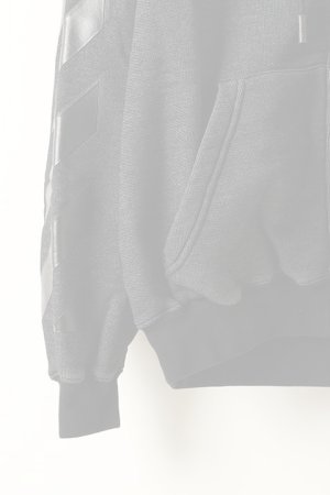 画像3:   Off-white オフホワイト ARROW ZIPPED HOODIE{OWBE005E20JER0011010-BLK-BJA}