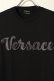 画像2: VERSACE ヴェルサーチ クリスタル バーシティー ロゴ Tシャツ{-BCS} (2)