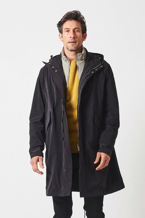 画像1: 【周年記念 24%OFF ｜110,000円→83,600円】 junhashimoto ジュンハシモト OVER SIZE MODS COAT{-BCA}