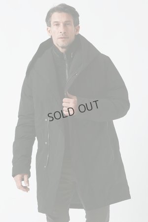 画像2: {SOLD}junhashimoto ジュンハシモト WRAP DOWN COAT{-BDA}