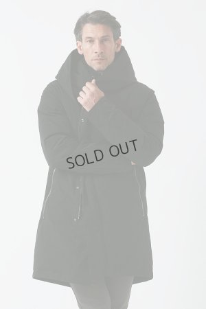 画像3: {SOLD}junhashimoto ジュンハシモト WRAP DOWN COAT{-BDA}